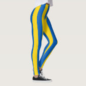 Oekraïense vlag (Oekraïne) Gestreepte Leggings (Rechts)