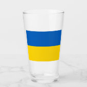 Oekraïense vlag (Oekraïne) Glas (Voorkant)