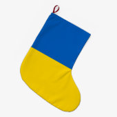Oekraïense vlag (Oekraïne) Grote Kerstsok (Voorkant (Hangend))