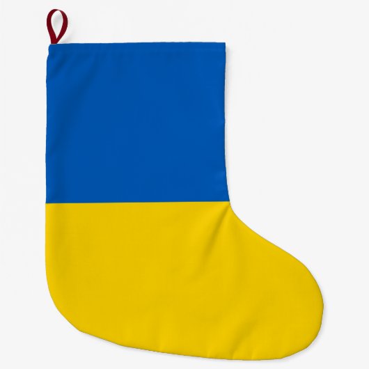 Oekraïense vlag (Oekraïne) Grote Kerstsok (Voorkant)