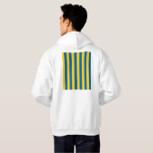 Oekraïense vlag (Oekraïne) Hoodie (Achterkant volledig)