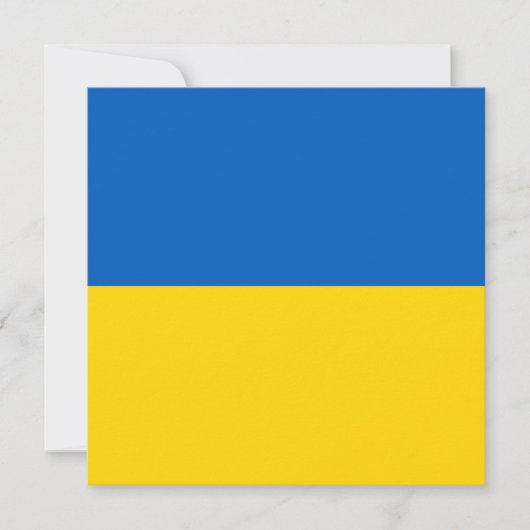 Oekraïense vlag (Oekraïne) Kaart (Voorkant)