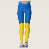 Oekraïense vlag (Oekraïne) Leggings (Voorkant)