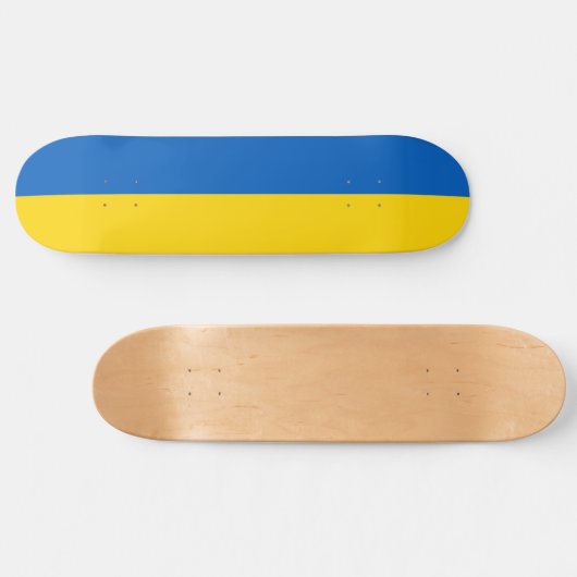 Oekraïense vlag (Oekraïne) Persoonlijk Skateboard (Horizontaal)