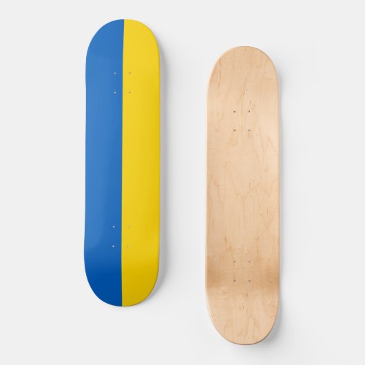 Oekraïense vlag (Oekraïne) Persoonlijk Skateboard (Voorkant)