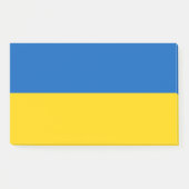 Oekraïense vlag (Oekraïne) Post-it® Notes (Voorkant)