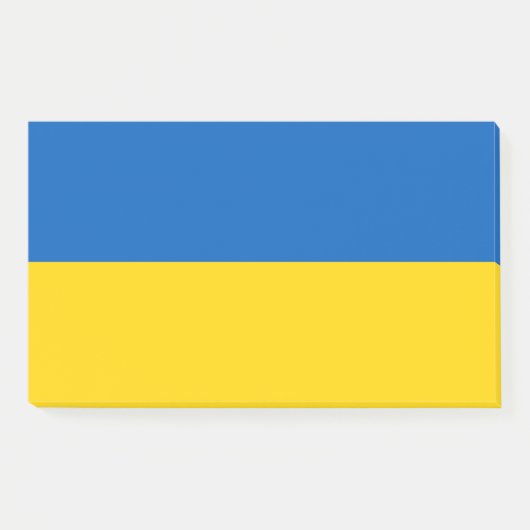 Oekraïense vlag (Oekraïne) Post-it® Notes (Voorkant)