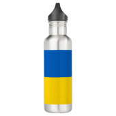 Oekraïense vlag (Oekraïne) Roestvrij stalen waterb Waterfles (Links)