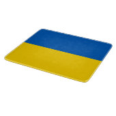 Oekraïense vlag (Oekraïne) Snijplank (Hoek)