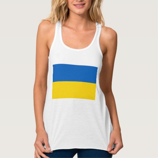 Oekraïense vlag (Oekraïne) Tanktop (Voorkant)