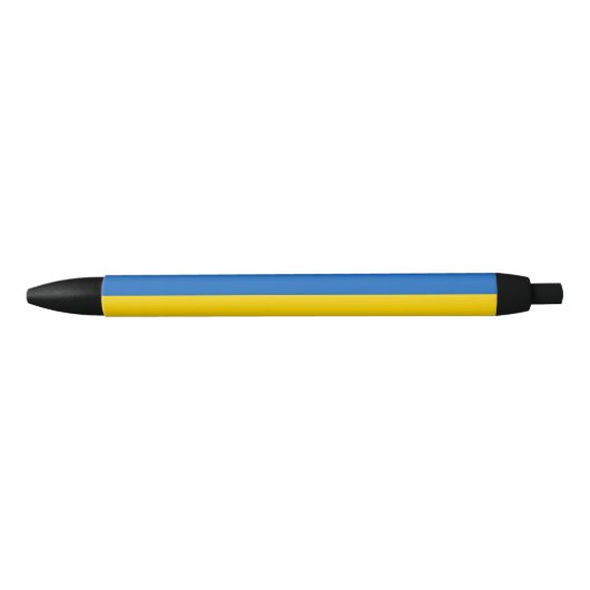 Oekraïense vlag (Oekraïne) Zwarte Inkt Pen (Voorkant)