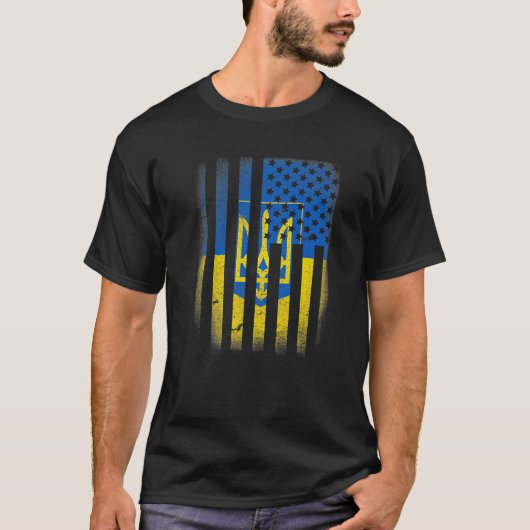 Oekraïense vlag - Oekraïners gift T-shirt (Voorkant)