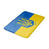Oekraïense vlag & oekraïnse badkamer / Bath Mat (Gekanteld)