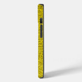 Oekraïense vlag op leer Case-Mate iPhone case (Achterkant / Links)