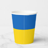 Oekraïense vlag papieren bekers (Rechts)