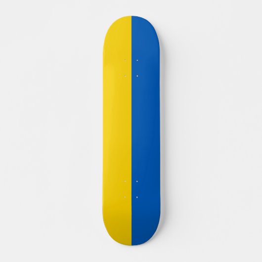 Oekraïense vlag persoonlijk skateboard (Voorkant)