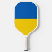 Oekraïense vlag pickleball paddle (Achterkant)