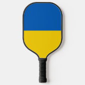 Oekraïense vlag pickleball paddle (Voorkant)