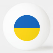 Oekraïense vlag pingpongbal (Achterkant)