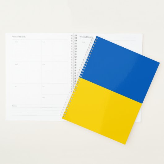 Oekraïense vlag planner (Display)