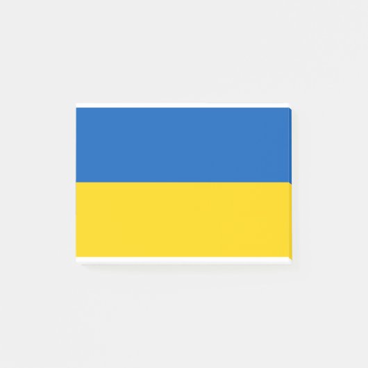 Oekraïense vlag post-it® notes (Voorkant)