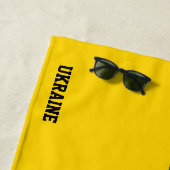 Oekraïense vlag Prachtige Patriottische Strandlaken (In situ)