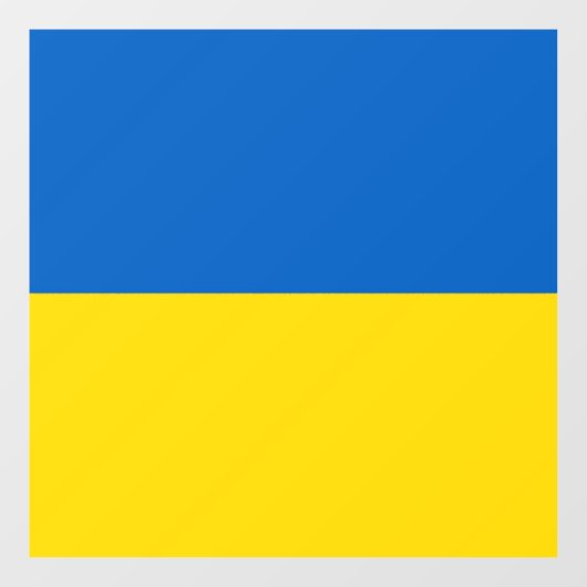 Oekraïense vlag raamsticker (Vel)