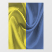 Oekraïense vlag raamsticker (Vel)