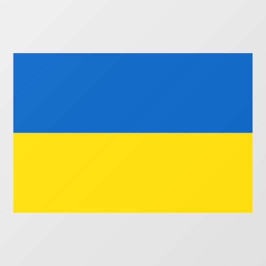 Oekraïense vlag raamsticker (Vel)