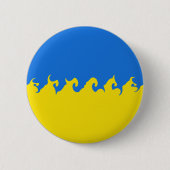 Oekraïense vlag ronde button 5,7 cm (Voorkant)