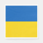 Oekraïense vlag servet (Voorkant)