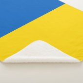Oekraïense vlag sherpa deken (3/4)