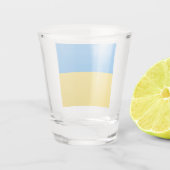 Oekraïense vlag shot glas (Achterkant)