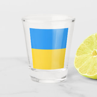 Oekraïense vlag shot glas
