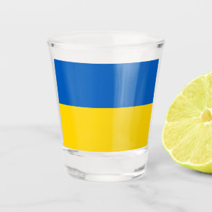 Oekraïense vlag shot glas