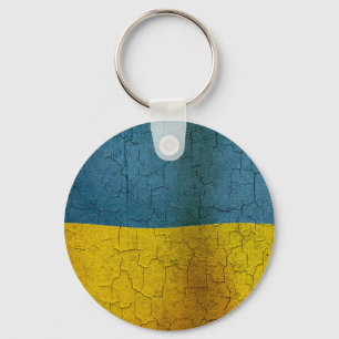 Oekraïense vlag sleutelhanger