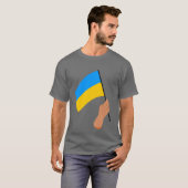 Oekraïense vlag Solidariteit T-Shirt (Voorkant volledig)