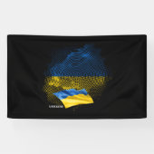 Oekraïense vlag spandoek (Horizontaal)