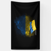 Oekraïense vlag spandoek (Verticaal)