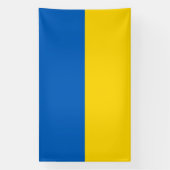 Oekraïense vlag spandoek (Verticaal)