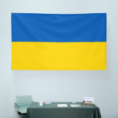 Oekraïense vlag spandoek (Beurs)