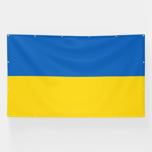 Oekraïense vlag spandoek (Horizontaal)