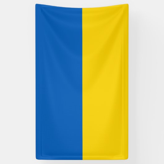 Oekraïense vlag spandoek (Verticaal)