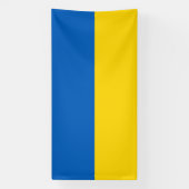 Oekraïense vlag spandoek (Verticaal)