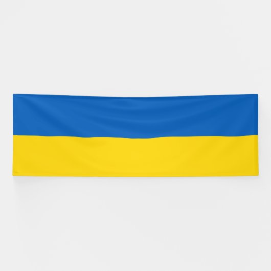Oekraïense vlag spandoek (Horizontaal)