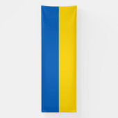 Oekraïense vlag spandoek (Verticaal)