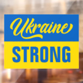 Oekraïense vlag Sterke Raamsticker (Vel 2)
