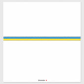 Oekraïense vlag sticker (Vel)