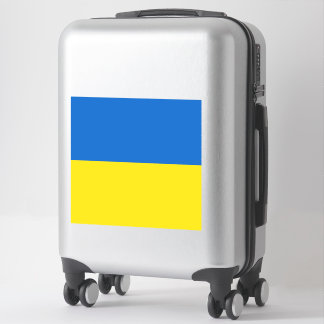 Oekraïense vlag sticker