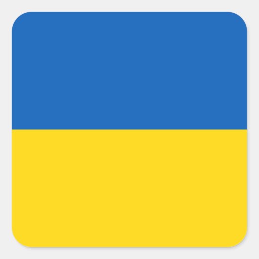 Oekraïense vlag sticker pack (Voorkant)